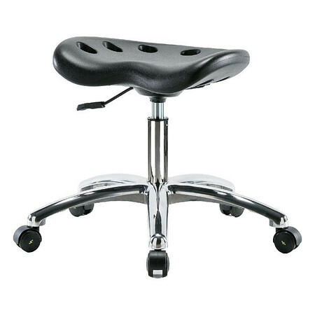 ZORO SELECT ESD Pneumatic Stool, 300 lb. wt. Cap. ESD-PTDHSL-CR-EC