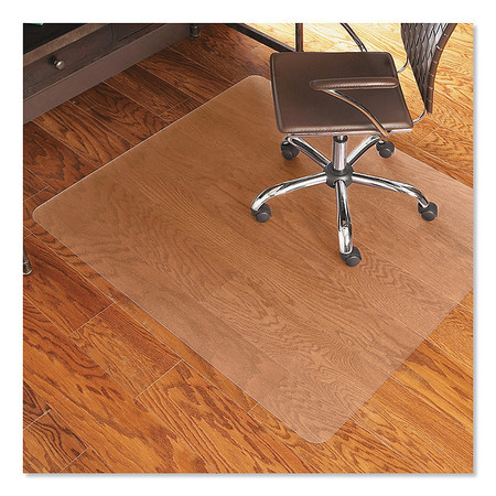 Es Robbins Chair Mat 46"x60", Rectangular Shape, Clear, for Hard Floor 131826