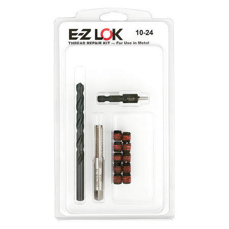 ZORO SELECT Thread Repair Kit, Self Locking Thread Inserts, Steel, 10 Inserts EZ-329-3