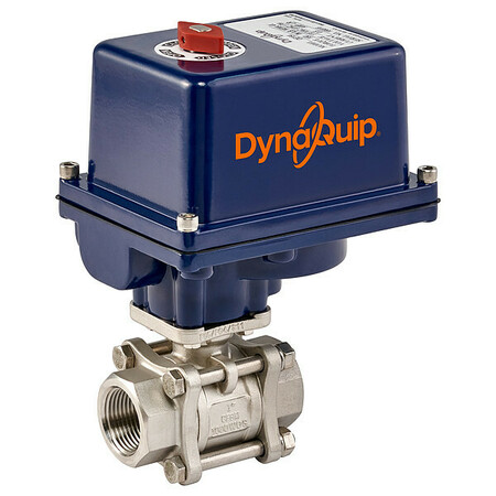Dynaquip Controls 3/4" FNPT Stainless Steel Electronic Ball Valve 2-Way E3S24AJE23