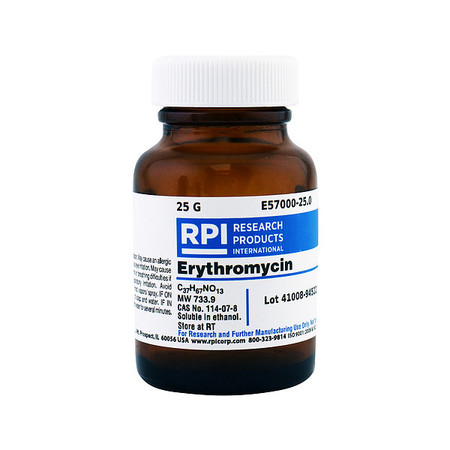 RPI Erythromycin, 25g E57000-25.0