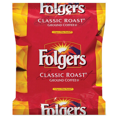 Folgers Coffee Packet, Regular, 0.9oz, PK40 2550006239