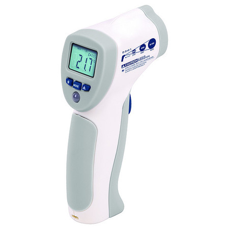 REED INSTRUMENTS Food Service Infrared Thermometer, Backlit LCD, -58 Degrees  to 392 Degrees F FS-200