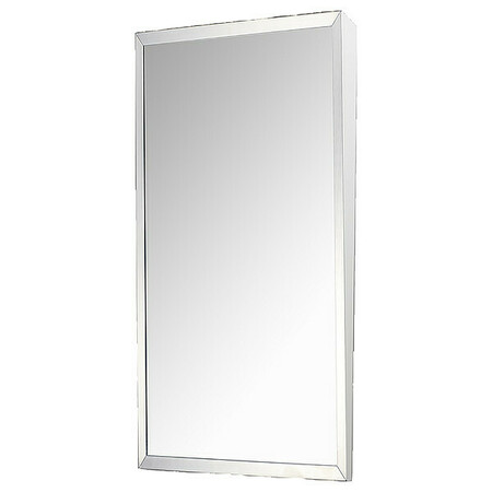 KETCHAM 16" x 30" Surface Mounted Fixed Tilt Washroom Mirror FTM-1630