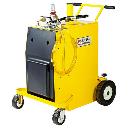 JOHNDOW INDUSTRIES Fuel Caddy, 30 gal, Diesel, Yellow, Steel FC-P30A-UL-D