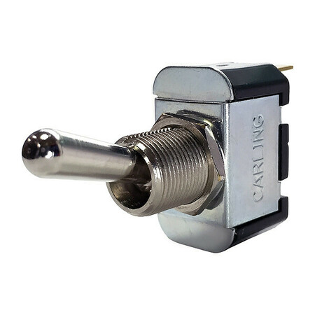 CARLING TECHNOLOGIES Toggle Switch, SPDT, 3 Connections, On/Off/On, 3/4 hp, 10A @ 250V AC, 15A @ 125V AC 2FC54-73