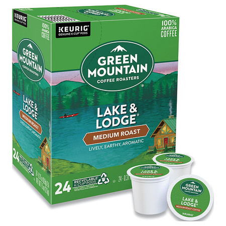 GREEN MOUNTAIN COFFEE Coffee, Lake & Lodge, 0.31 oz., PK24 6523