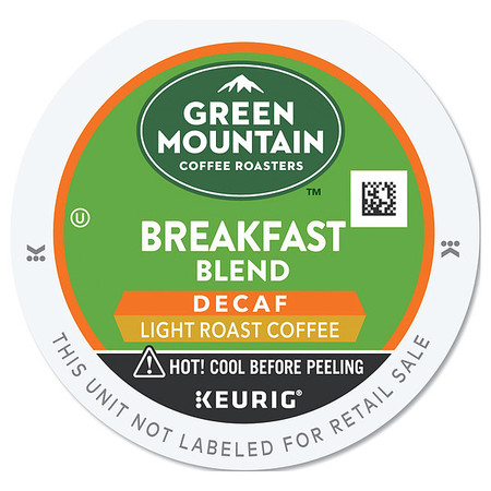 GREEN MOUNTAIN COFFEE Coffee, Breakfast Blend, 0.31 oz., PK24 7522