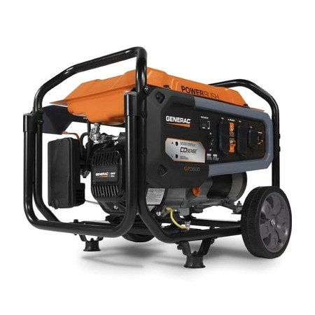 GENERAC Portable Generator, Gasoline, Electric Start, 120V AC 7721