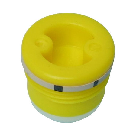 ZORO SELECT Dual Drum Plug, Polyethylene, PK10 GTPV10H