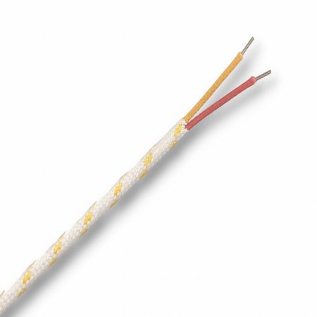 DAYTON Thermocouple Wire, 100 ft, Solid, White 806XV2