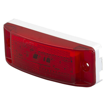 GROTE Lamp, Turtleback, LED, 8 Diode, Red G2102