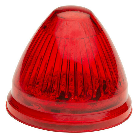 GROTE Marker Lamp, LED, Beehive, 2 In, 9 Diode, Red G3092