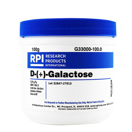 RPI D-(+)-Galactose, 100g G33000-100.0