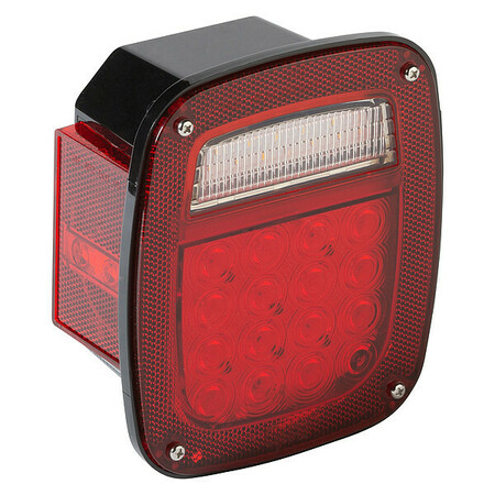 GROTE Box Lamp, LED With Sidemarker, LH, Red G5212