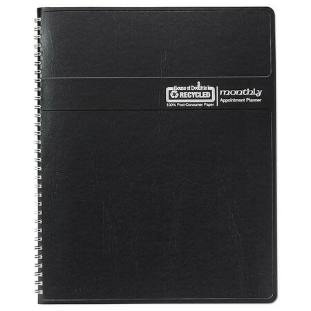 HOUSE OF DOOLITTLE Planner, 6-7/8 x 8-3/4", Simulated Leather HOD262602