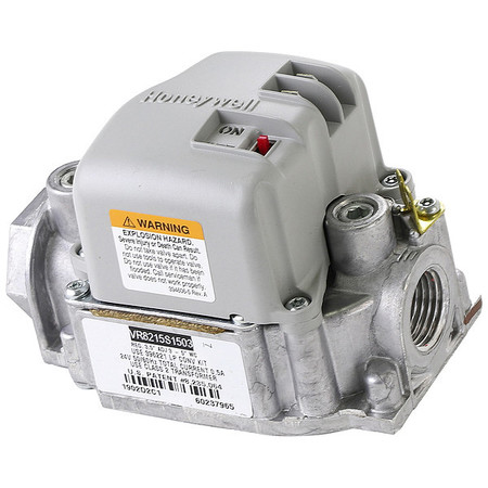 Honeywell Home Gas Valve, Nat/LP, Direct, 24VAC, 2.5 to 3.5" WC, Standard Opening VR8215S1503