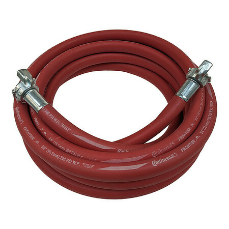 CONTINENTAL Jack Hammer Hose, 200 psi, 100 ft, Red HZR07520-100-77