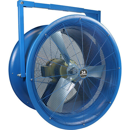 PATTERSON High-Velocity Industrial Fan, 49 1/2 in H H34B-HV KIT