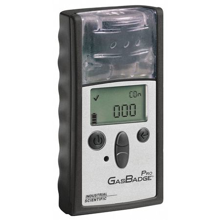 INDUSTRIAL SCIENTIFIC Single Gas Monitor, LCD Display, 2" W 18100060-B