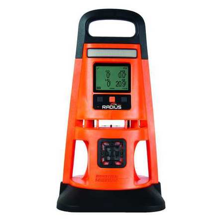 INDUSTRIAL SCIENTIFIC Multi-Gas Detector, 180 hr Battery Life, Orange BZ1-K123000101