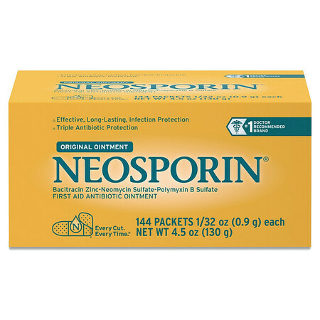 NEOSPORIN Antibiotic Ointmen, 0.031 oz., PK144 512376900
