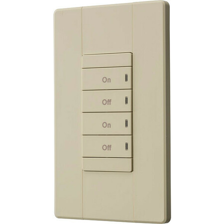 SENSORSWITCH Push Button Wall Switch, Ivory NPODM IV