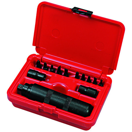 PROTO Hand Impact Driver Set, 3/8 in Drive, Black Oxide, 13-Piece JHANDIM