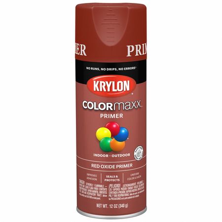 Colormaxx Spray Paint Primer, Red Oxide, 12 oz K05583007