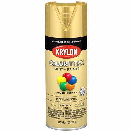 COLORMAXX Spray Paint, Metallic Gold, 11 oz K05588007