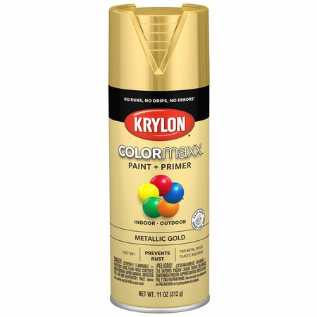 Colormaxx Spray Paint, Metallic Gold, 11 oz K05588007