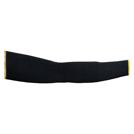 SUPERIOR GLOVE Cut-Resistant Sleeves: ANSI/ISEA Cut Level A4, Kevlar®, 18 in Length, Black, L KBKB1T18