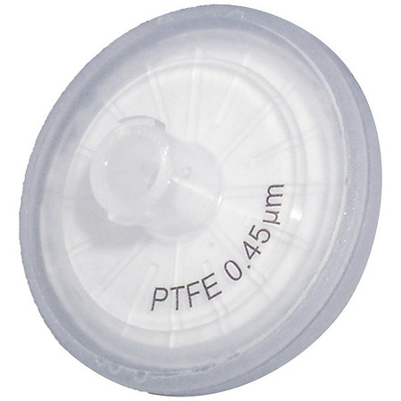 LABEXACT Ptfe Syringe Filters 0.45, PK100 12K965