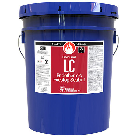 Specseal Fire Barrier Sealant, 5 gal., Red LC155