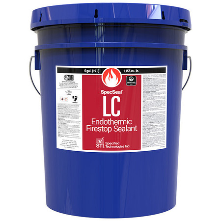 SPECSEAL Fire Barrier Sealant, 5 gal., Red LC155