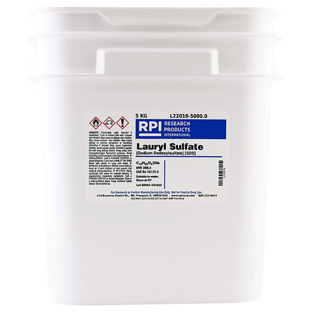 RPI Sodium Dodecyl Sulfate (SDS) , 5kg L22010-5000.0