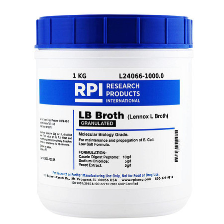 RPI LB Broth, Granulated (Lennox L), 1kg L24066-1000.0