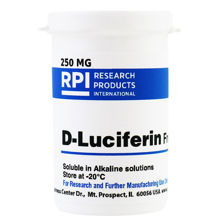 RPI D-Luciferin Free Acid, 250mg L37000-0.25