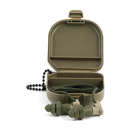 MOLDEX Battleplugs(R) Reusable Soft Plastic Ear Plugs, Bell Shape, 24 dB, Green, 1 PR 6498