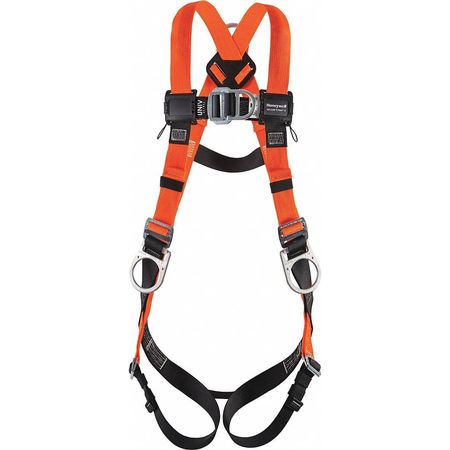 HONEYWELL MILLER Full Body Harness, L/XL, Polyester T4007FD/UAK