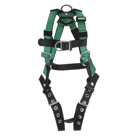 Msa Safety Full Body Harness, XL, Nylon 10197208