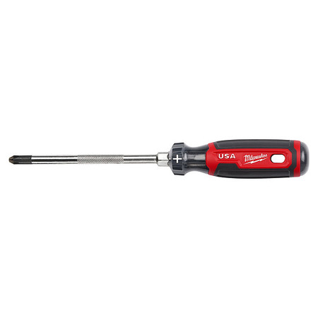 MILWAUKEE TOOL 6 in. #3 Phillips Cushion Grip Screwdriver (Made in USA) MT203