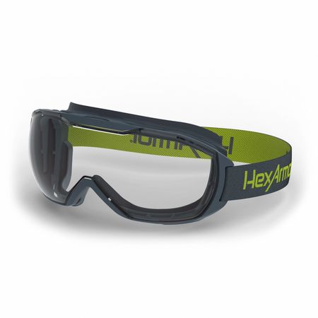HEXARMOR Safety Glasses, Clear Anti-Fog, Chemical Resistant, Scratch Resistant 12-12001-02