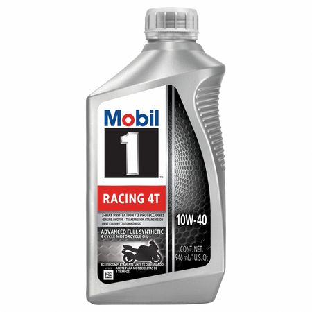 MOBIL Engine Oil, 1 qt, Synthetic 124245