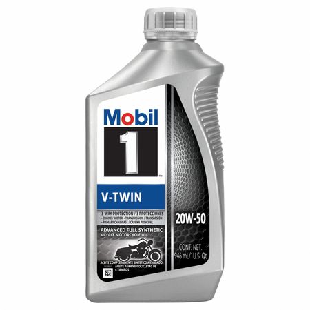 MOBIL Engine Oil, 1 qt, Synthetic 112630