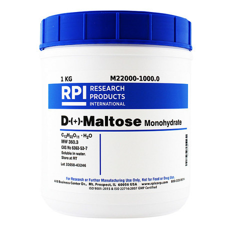 RPI D-(+)-Maltose Monohydrate, 1kg M22000-1000.0