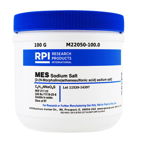 RPI MES Sodium Salt, 100g M22050-100.0