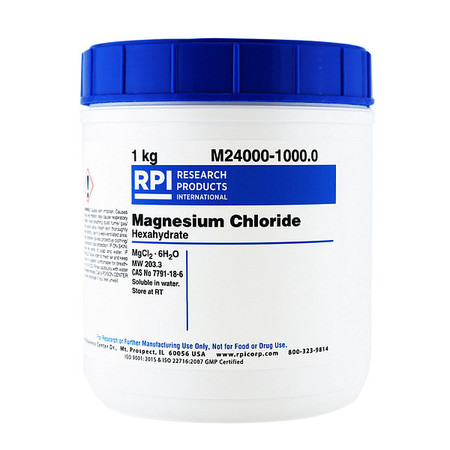 RPI Magnesium Chloride Hexahydrate, 1kg M24000-1000.0