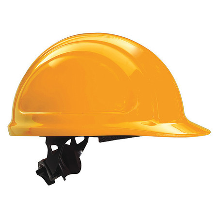 Honeywell North Front Brim Hard Hat, Type 1, Class E, Ratchet (4-Point), Orange N10R030000