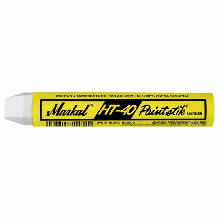 MARKAL Hot Surface Marker, Paint, White, 4-3/4" L 81610